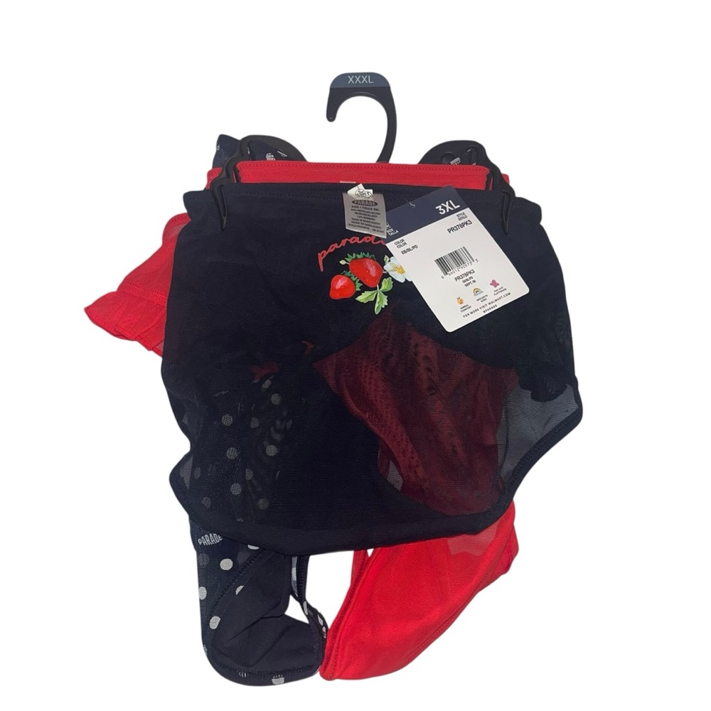 Parade strawberry mesh 3 pack